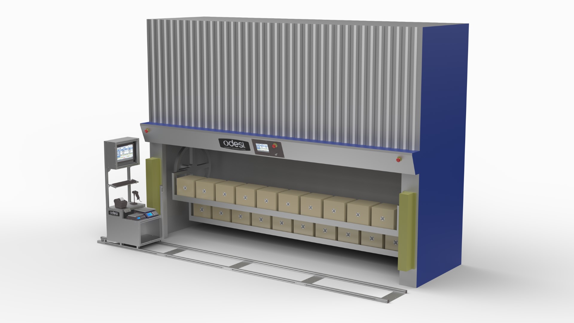 Karusel Toz Boya Depolama Sistemi